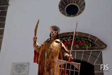 Telde, en la procesión capitalina de San Lorenzo
(Foto Francisco Javier Santana)
